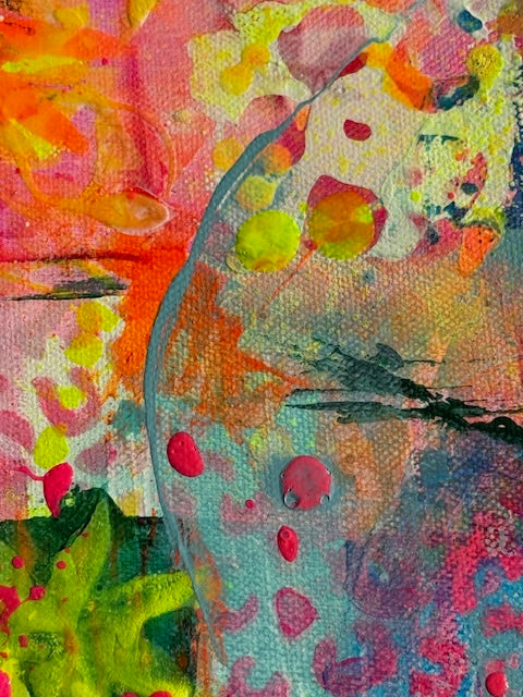 Blooming Fearless (Original unframed artwork)